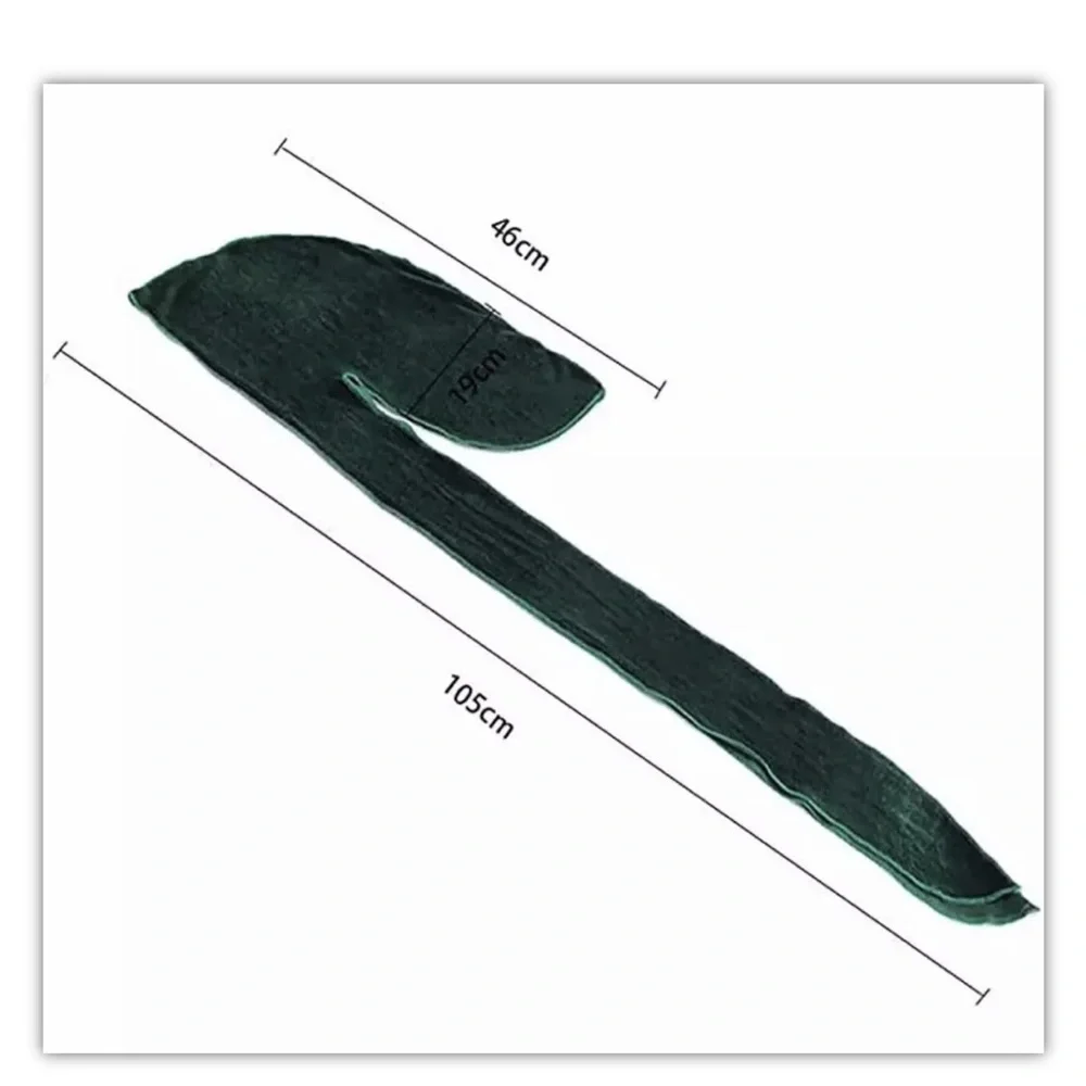 Jersey Durag Head Scarf Turban Multicolored Long Tail Stretch Wave Cap - Picture 14 of 14